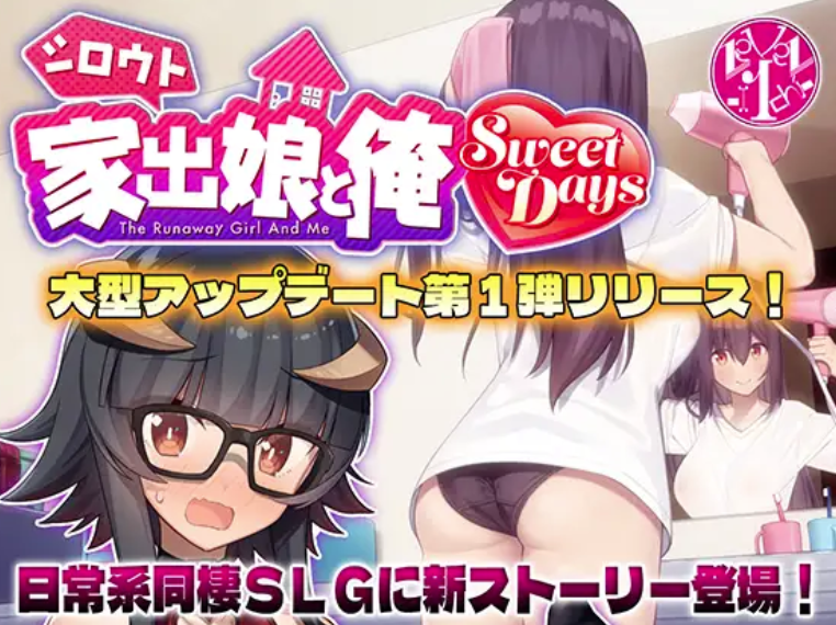 【精品SLG/动态/互动/养成】离家出走少女与我：甜蜜时光 ver1.04-春日ACG